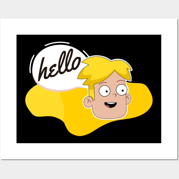 Gary goodspeed hello final space Wall Art by TrendyEye